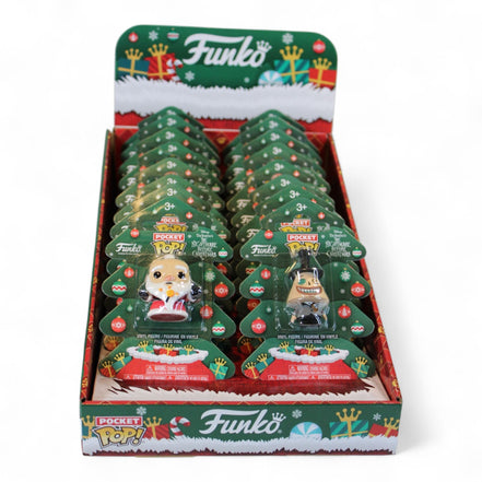 Display box of Funko Pocket Pop Disney Santa Jack Vinyl Figures
