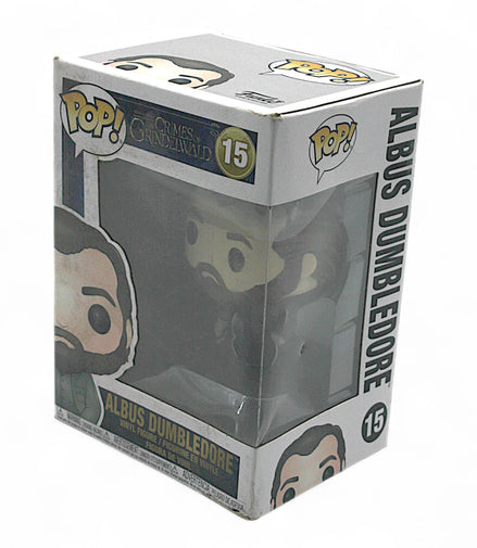Funko Pop Albus Dumbledore #15 vinyl figure in box side view
