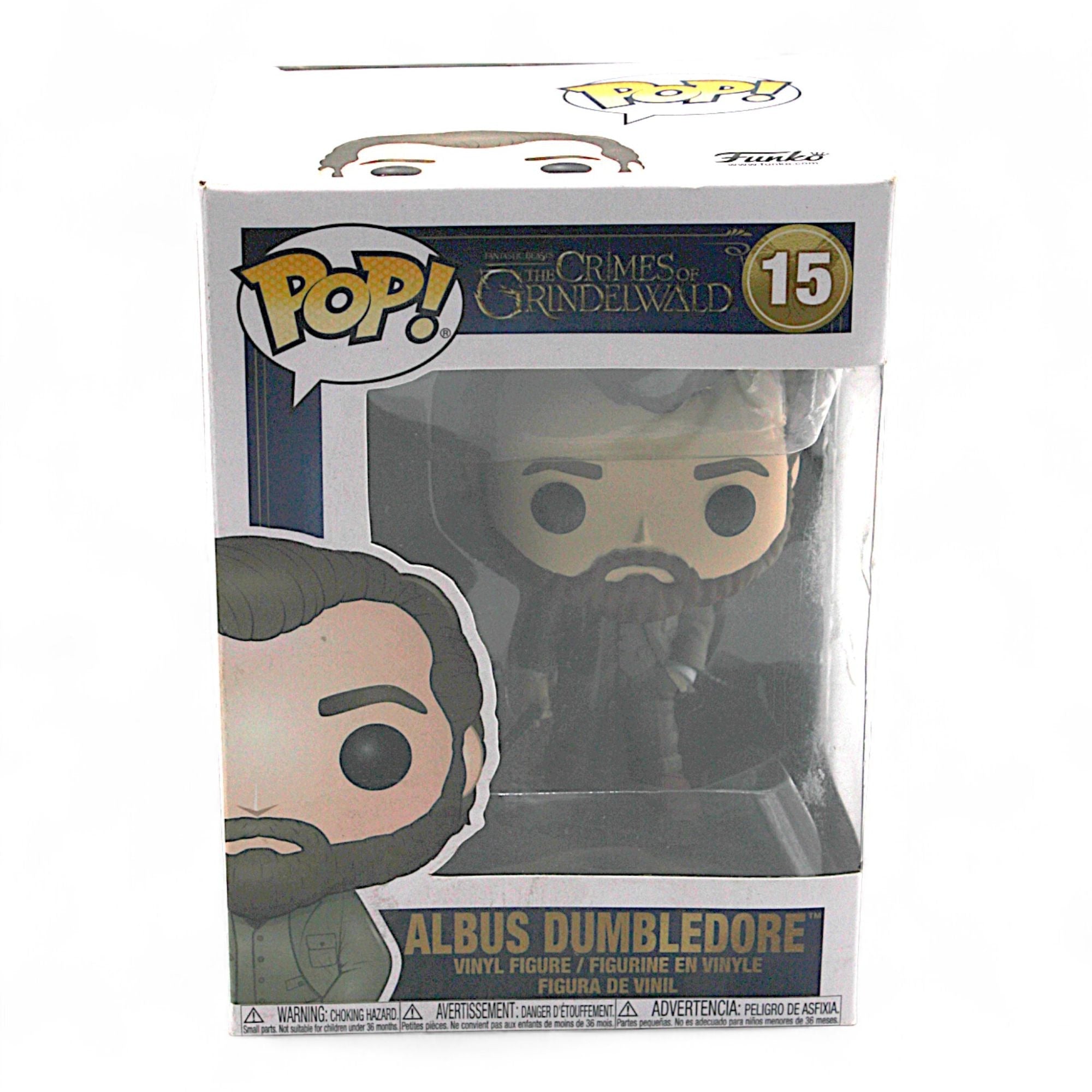 Funko Pop Albus Dumbledore #15 vinyl figure in box front view