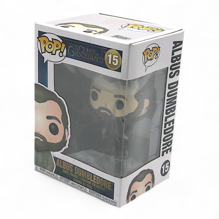 Funko Pop Albus Dumbledore #15 vinyl figure in box side view