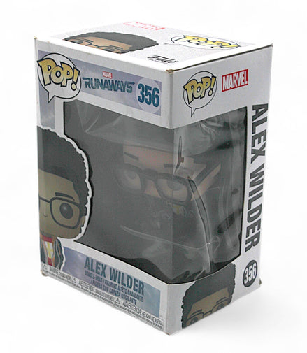 Side view of Funko Pop Alex Wilder Marvel Runaways Vinyl Figure