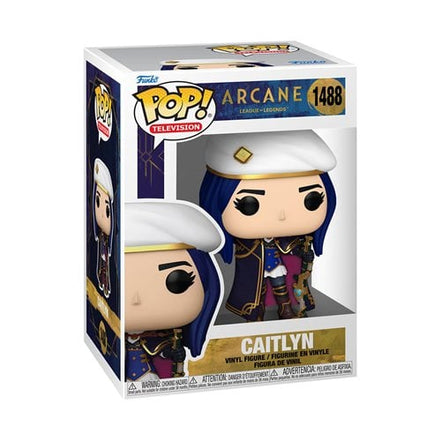 Boxed Funko Pop figure of Caitlyn from Arcane League of Legends