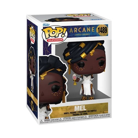 Boxed Funko Pop figure of Mel from Arcane League of Legends