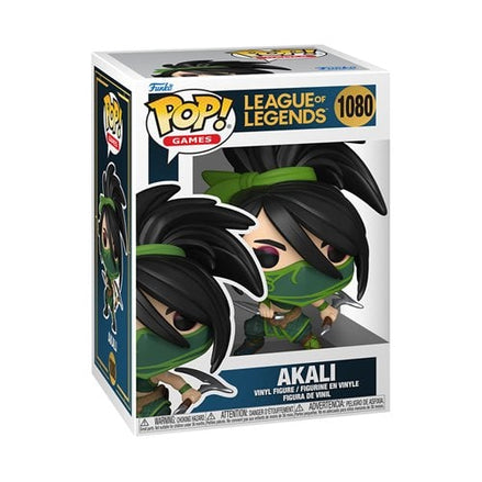 Boxed Funko Pop figure of Akali from Arcane League of Legends