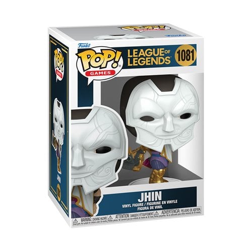 Boxed Funko Pop figure of Jhin from Arcane League of Legends
