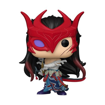 Funko Pop figure of Yone from Arcane League of Legends