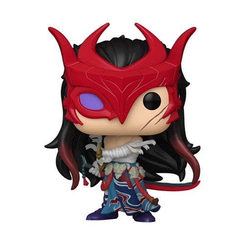 Funko Pop figure of Yone from Arcane League of Legends