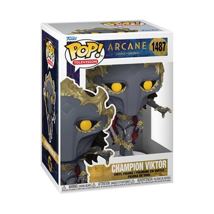 Boxed Funko Pop figure of Viktor from Arcane League of Legends