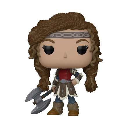 Astrid Funko Pop vinyl figure holding an axe