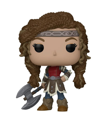 Astrid Funko Pop vinyl figure holding an axe