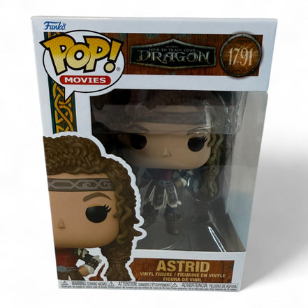 Boxed Funko Pop Astrid figure from How to Train Your Dragon
