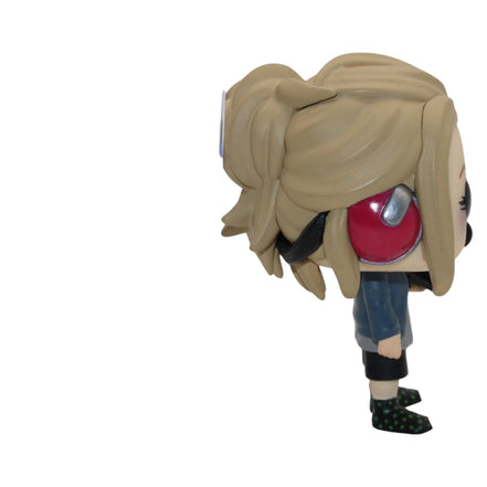 Alternate side view of Funko Pop Penny with computer from Big Bang Theory