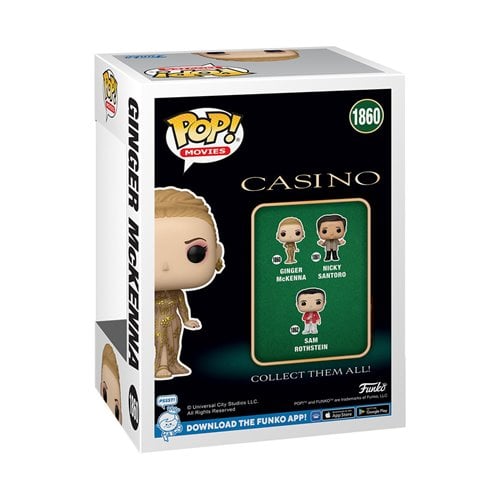 Funko Pop Casino Ginger McKenna box back view