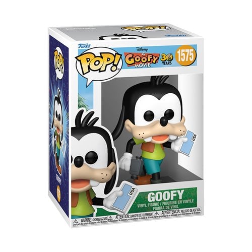 Goofy Funko Pop figure in box from A Goofy Movie 30th Anniversary