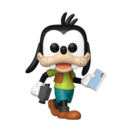 Goofy Funko Pop figure holding a map from A Goofy Movie 30th Anniversary