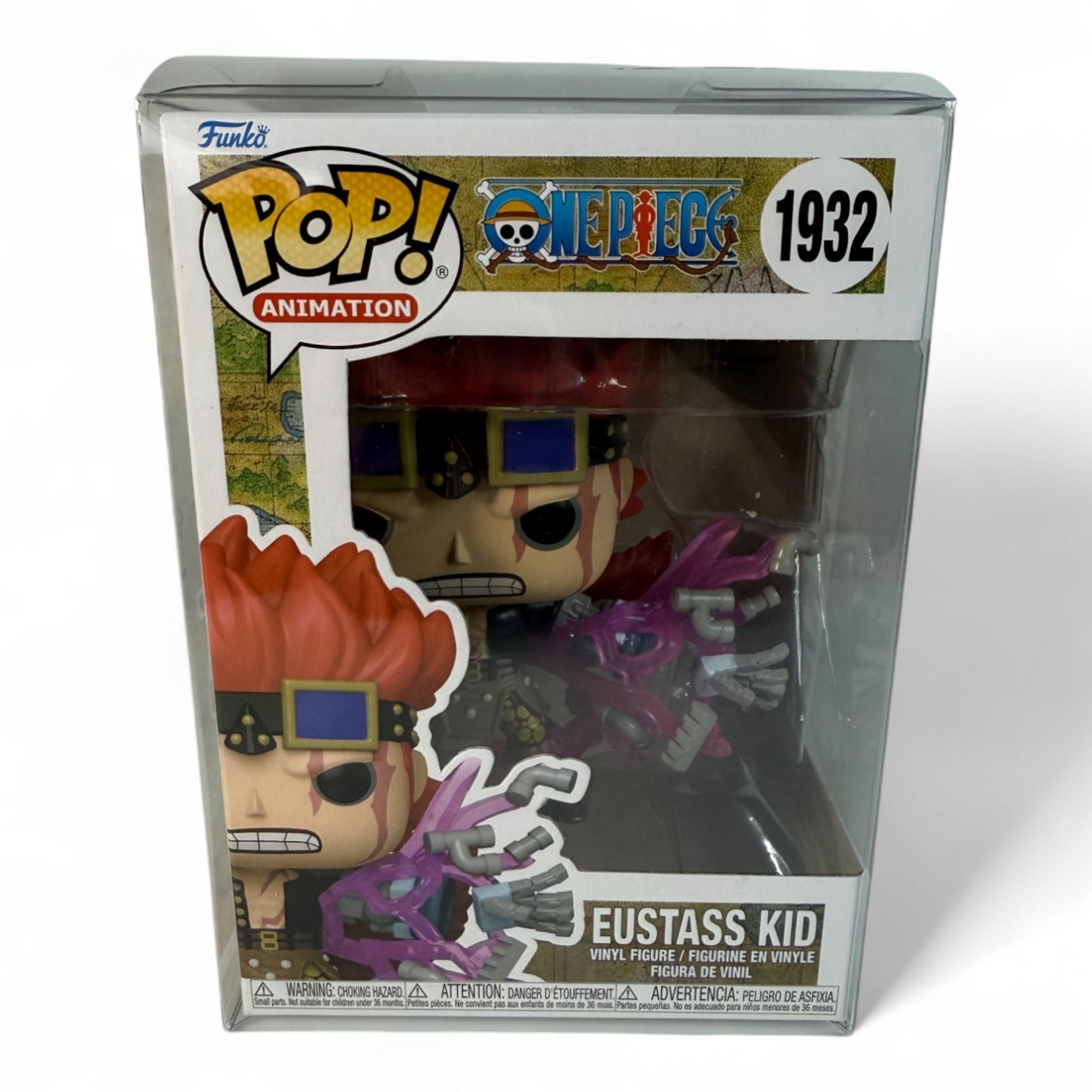 Eustass Kid vinyl figure packaging front view