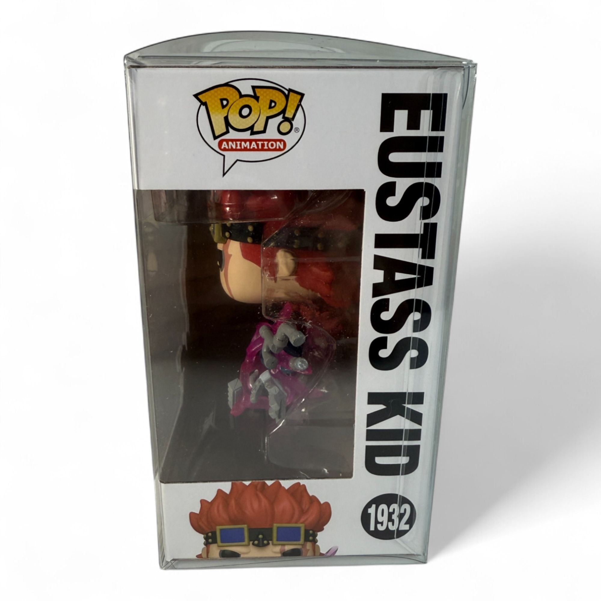 Eustass Kid Funko Pop side view in box
