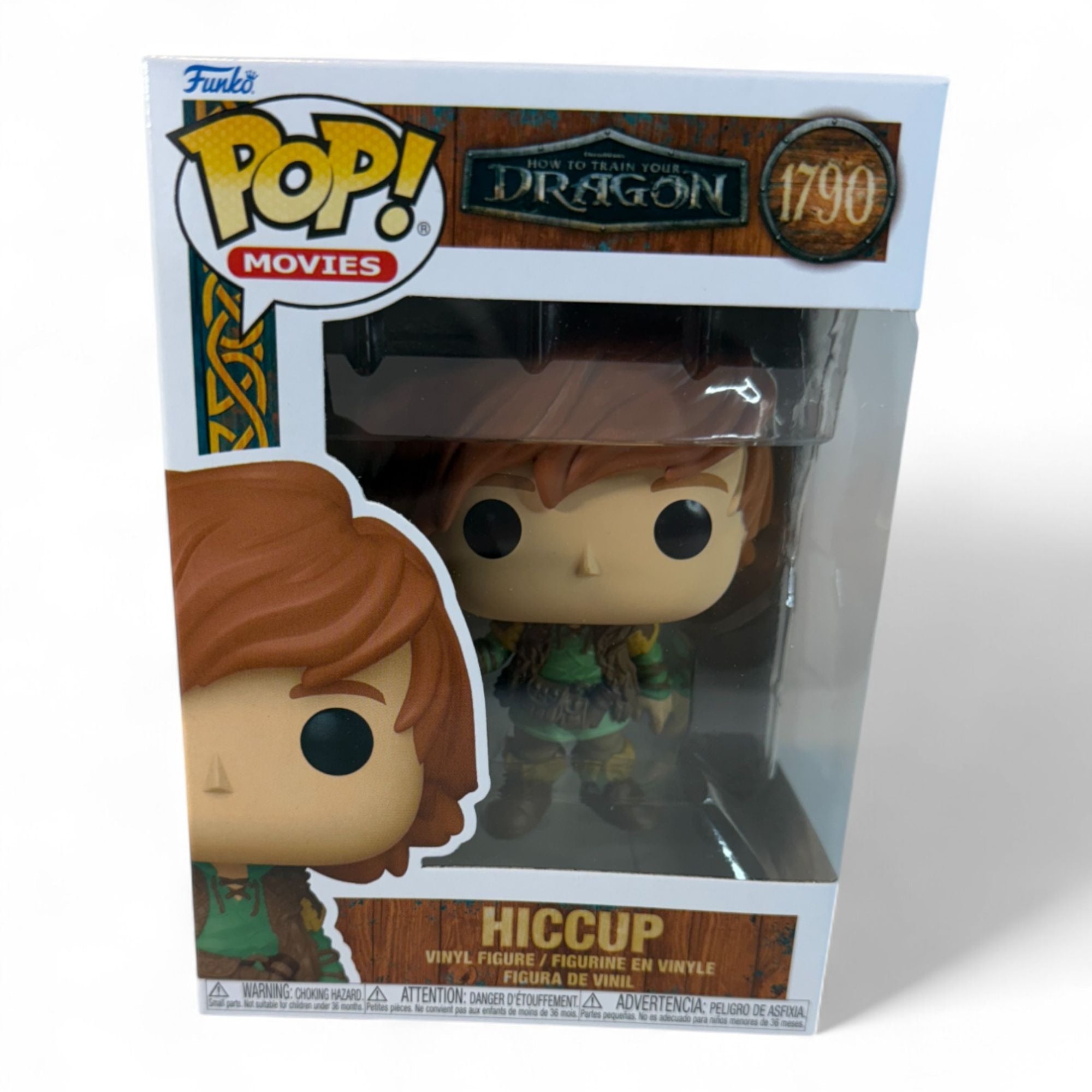 Funko Pop Hiccup figure in its packaging