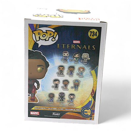 Funko Pop Makkari Marvel Eternals Bobblehead Vinyl Figure packaging