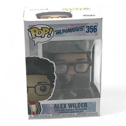Funko Pop Marvel Alex Wilder Vinyl Figure in box, front view