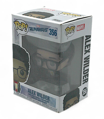 Funko Pop Marvel Alex Wilder Vinyl Figure in box, side view
