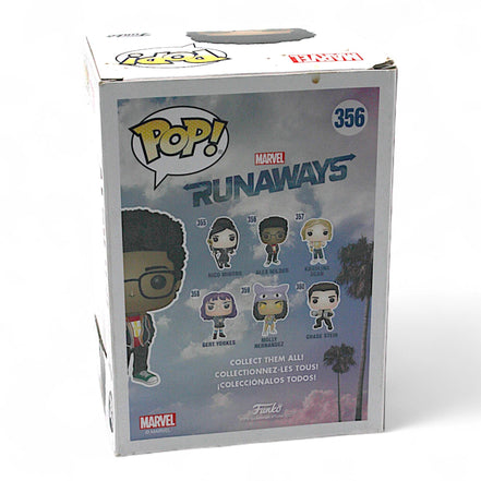 Funko Pop Marvel Alex Wilder Vinyl Figure in box, back view