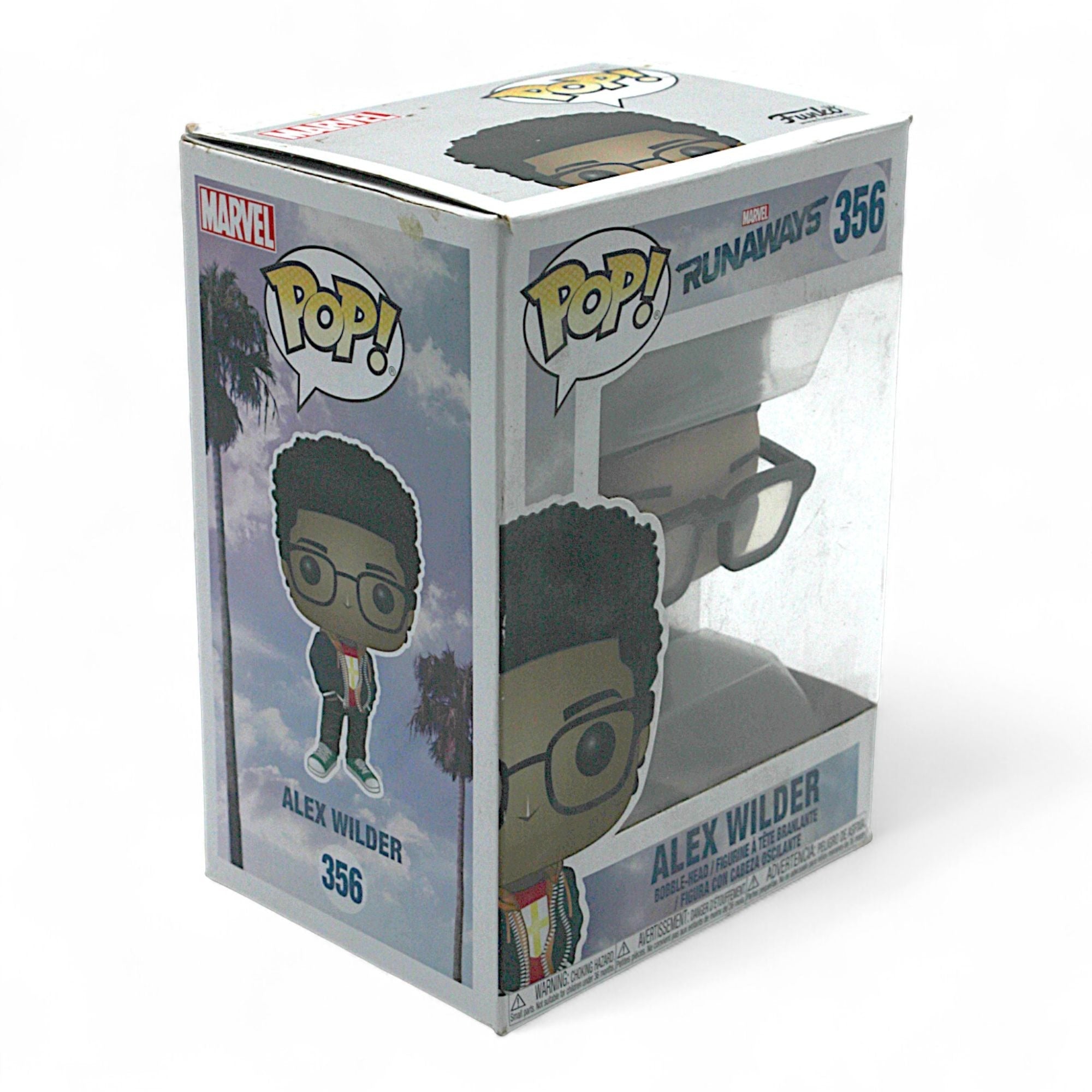 Funko Pop Marvel Alex Wilder Vinyl Figure in box, front view