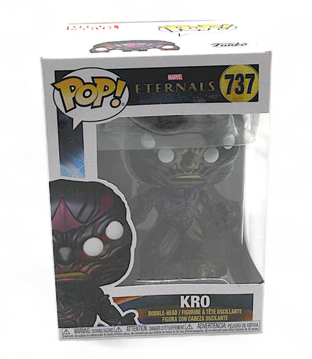 Funko Pop Marvel Eternals Kro #737 in box front view