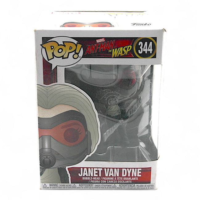 Funko Pop Marvel Janet Van Dyne Bobblehead in box front view