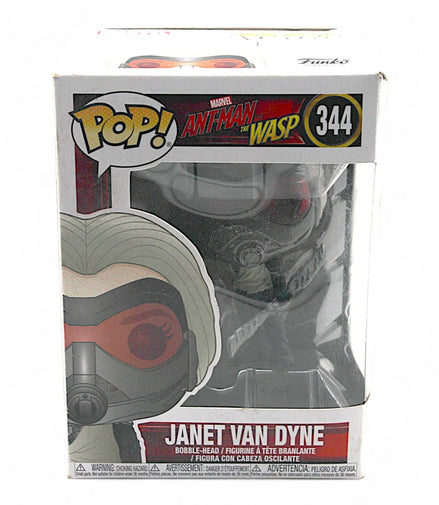 Funko Pop Marvel Janet Van Dyne Bobblehead in box front view