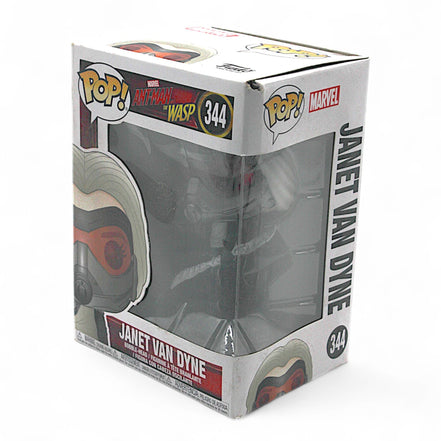 Funko Pop Marvel Janet Van Dyne Bobblehead in box side view