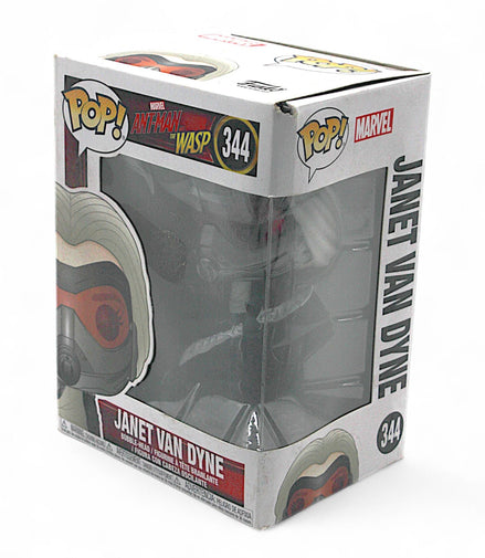 Funko Pop Marvel Janet Van Dyne Bobblehead in box side view