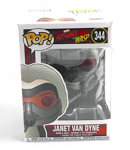 Funko Pop Marvel Janet Van Dyne Bobblehead Figure in box front view