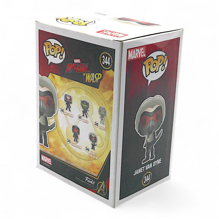 Funko Pop Marvel Janet Van Dyne Bobblehead in box alternate angle