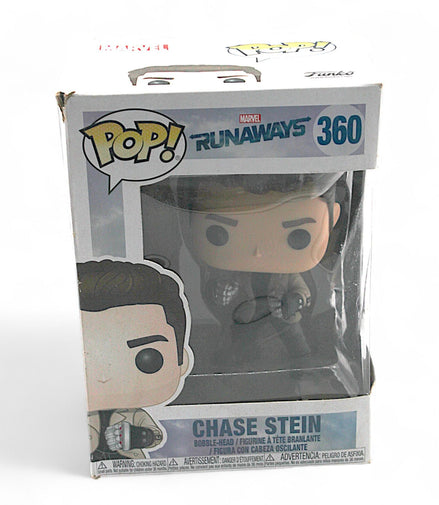 Funko Pop Marvel Runaways Chase Stein #360 in box front view