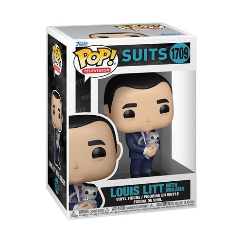 Funko Pop vinyl figures from NBCU's Superstore and Suits collection