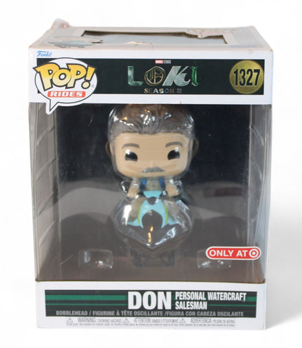 Funko Pop! Rides Don Personal Watercraft Salesman in box front view