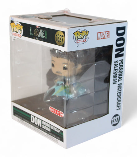 Funko Pop! Rides Don Personal Watercraft Salesman in box side view