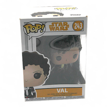 Funko Pop Star Wars Val 243 Vinyl Bobblehead in box front view
