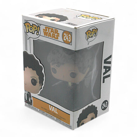 Funko Pop Star Wars Val 243 Vinyl Bobblehead in box side view