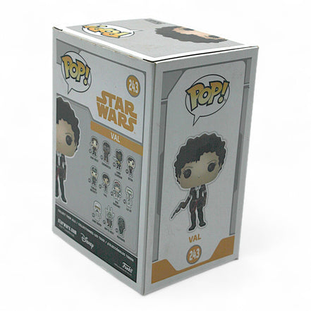 Funko Pop Star Wars Val 243 Vinyl Bobblehead in box front view