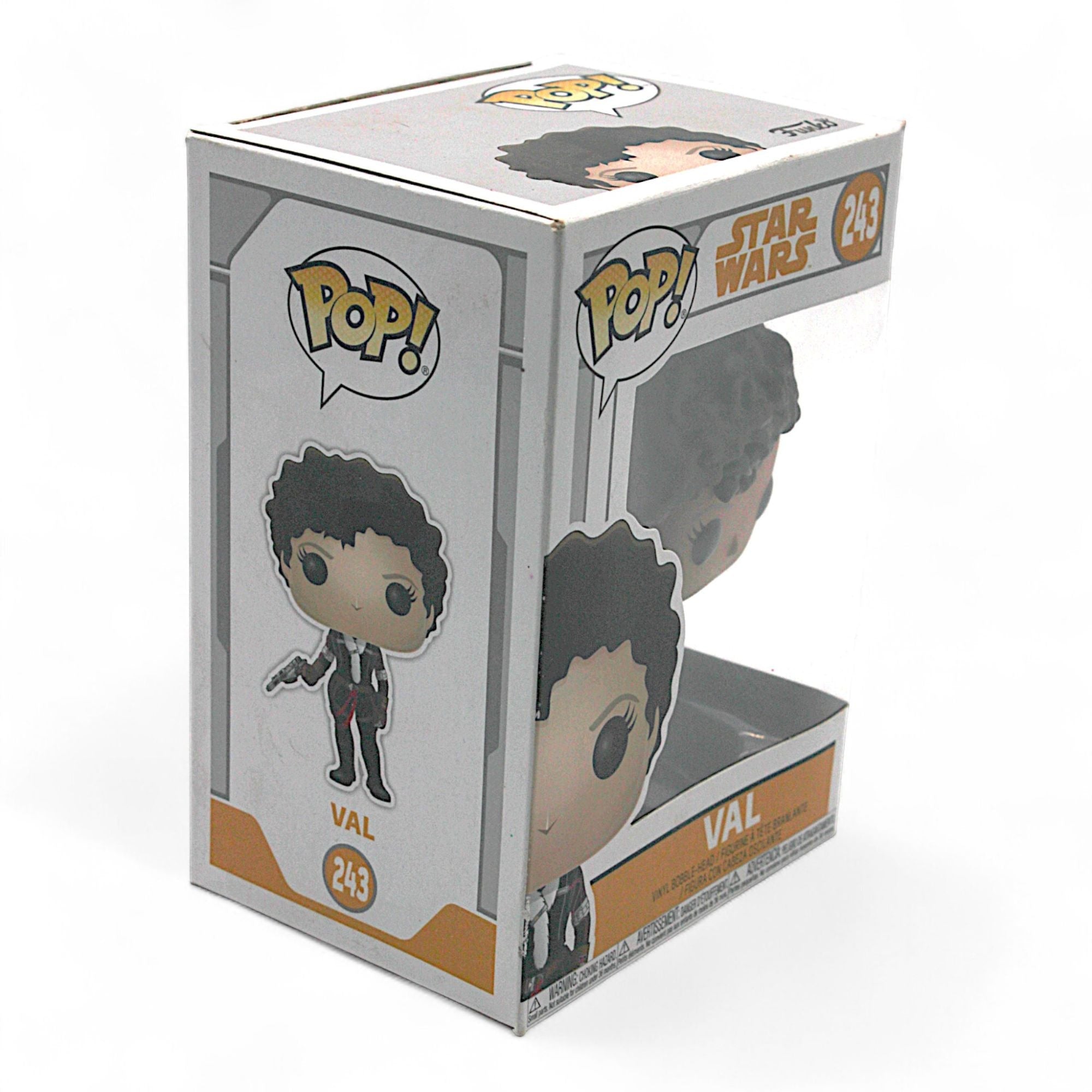 Funko Pop Star Wars Val 243 Vinyl Bobblehead in box front view