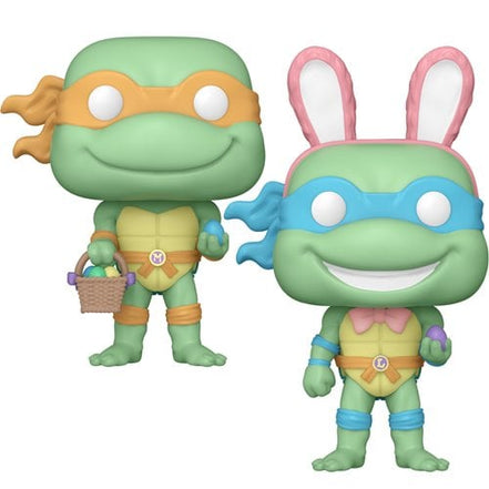 Funko Pop Teenage Mutant Ninja Turtles Easter Michelangelo holding basket