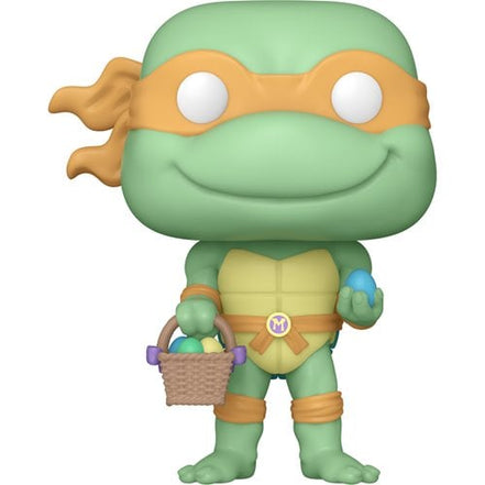 Funko Pop Teenage Mutant Ninja Turtles Easter Michelangelo holding basket