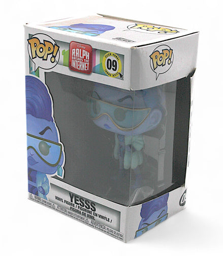 Side view of Funko Pop Yesss #09 vinyl figure box