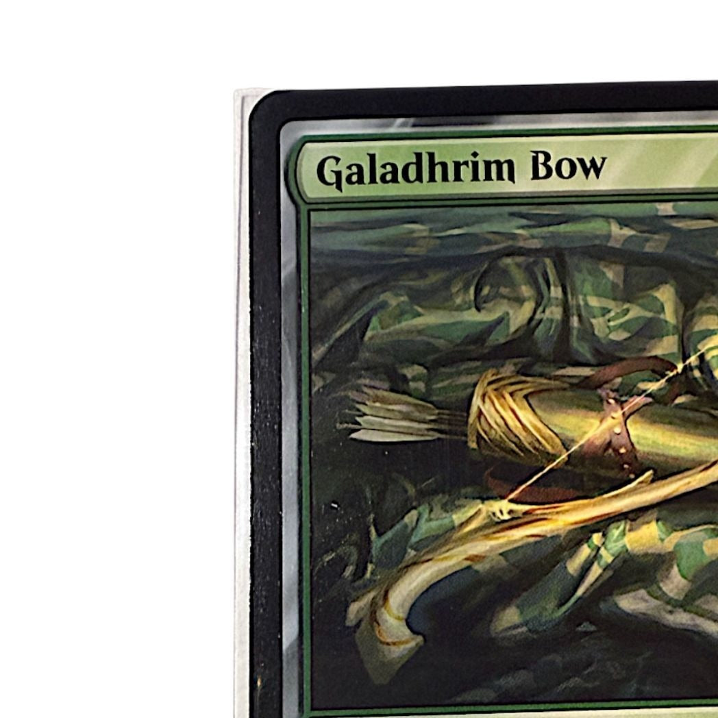 Close-up of Galadhrim Bow card text and abilities