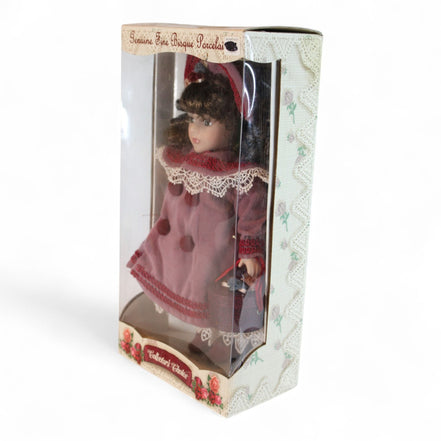 Genuine Fine Bisque Porcelain Collectors Choice Doll In BoxCollector's ChoiceDollbisque porcelainbrunette dollcollectible2