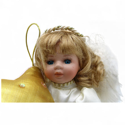 Geppeddo Mindy Mini Angel Porcelain Doll with Golden Star – angel dollGeppeddoDollangel dollangel figurineangel wings5