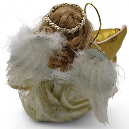 Geppeddo Mindy Mini Angel Porcelain Doll with Golden Star – angel dollGeppeddoDollangel dollangel figurineangel wings3