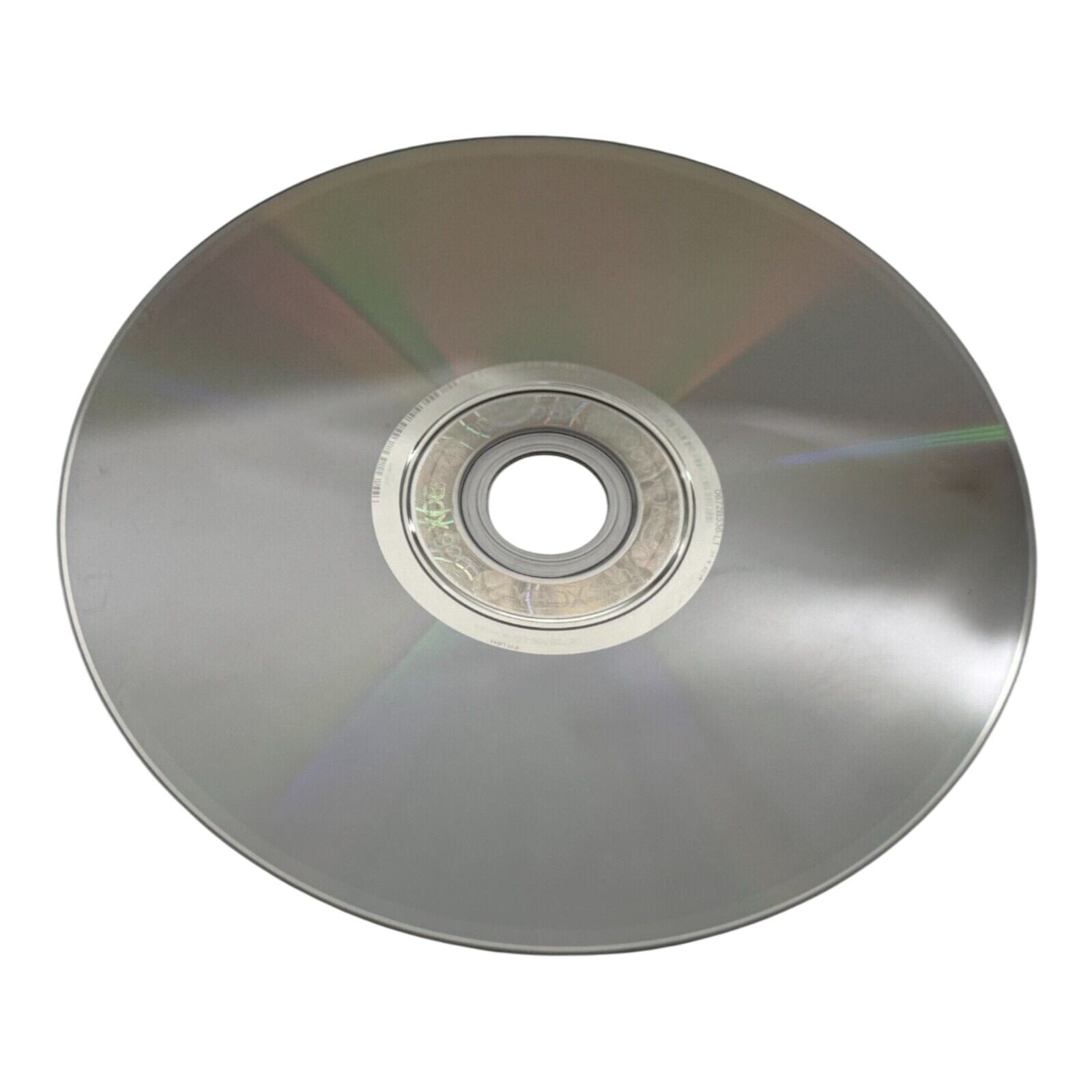 Close-up of Ghostbusters game disc for Xbox 360
